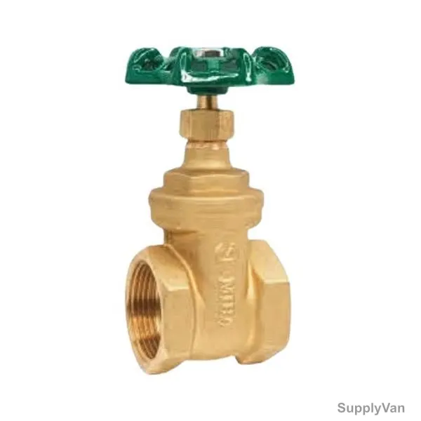 Miha Gate Valve, Brass, 1 Inch Dia, 116MM Height x 52MM Length