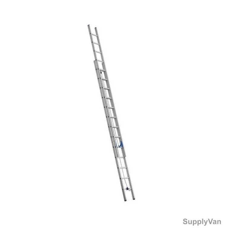 Topman Double Section Straight Ladder, DSSTAL5, Aluminium, 5+5 Steps, 150 Kg Weight Capacity — image 1