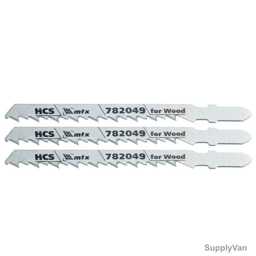 Mtx Jigsaw Blade, 782049, HCS, T144D, 75 x 4MM, 3 Pcs/Pack — image 1