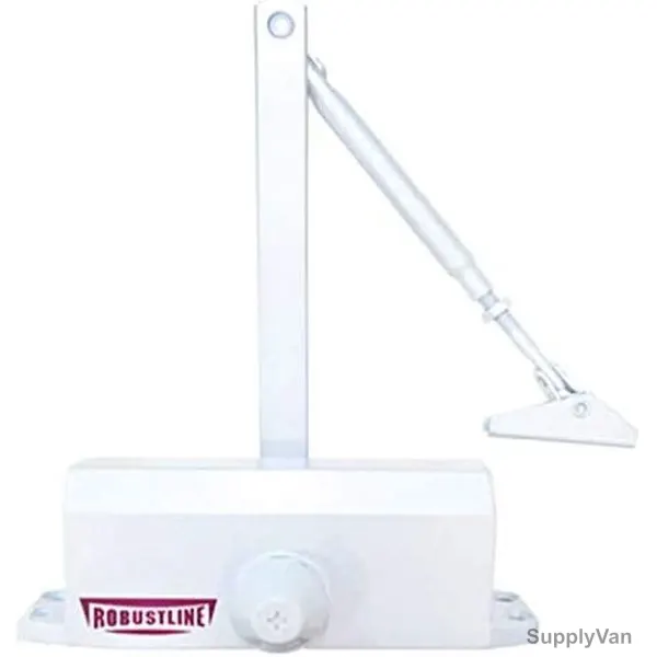 Robustline Automatic Adjustable Door Closer , 1303B, 45-60 Kg Weight Capacity, White