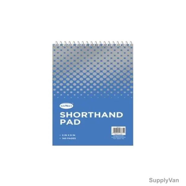Navneet Short Hand Pad, NAV85512, 5 X 8 Inch, 70 Sheets, White — image 1