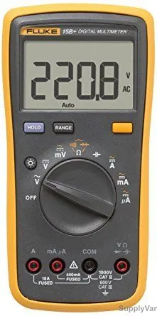 Fluke Digital Multimeter, 15B+, 1000V