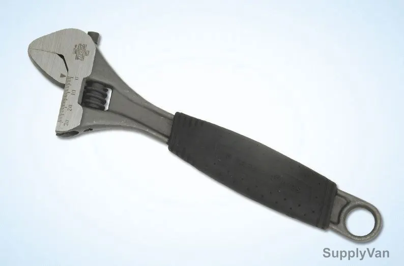 Taparia Adjustable Spanner With Soft Grip, 1173-S-12, 43MM Jaw Capacity, 380MM Length