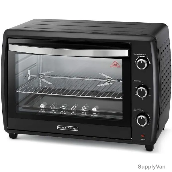 Black and Decker Toaster Oven, TRO70RDG-B5, 2200W, 70 Ltrs Capacity, Black — image 1