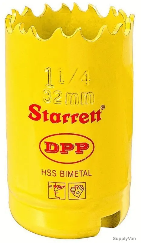 Starrett Dual Pitch Professional Hole Saw, DH0114, 32mm