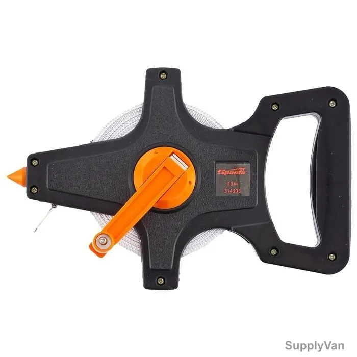 Sparta Geodetic Measuring PVC Tape With Open Body, 314305, Plastic/PVC, 20 Mtrs x 12.5MM — image 1