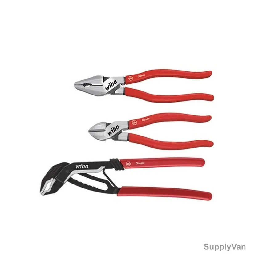 Wiha Classic Plus Pliers Set, Z-99-0-01-002, 3PCS