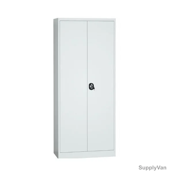 Swing Type Double Door Office Cupboard, 1830MM Height x 850MM Width x 400MM Depth, Grey — image 1