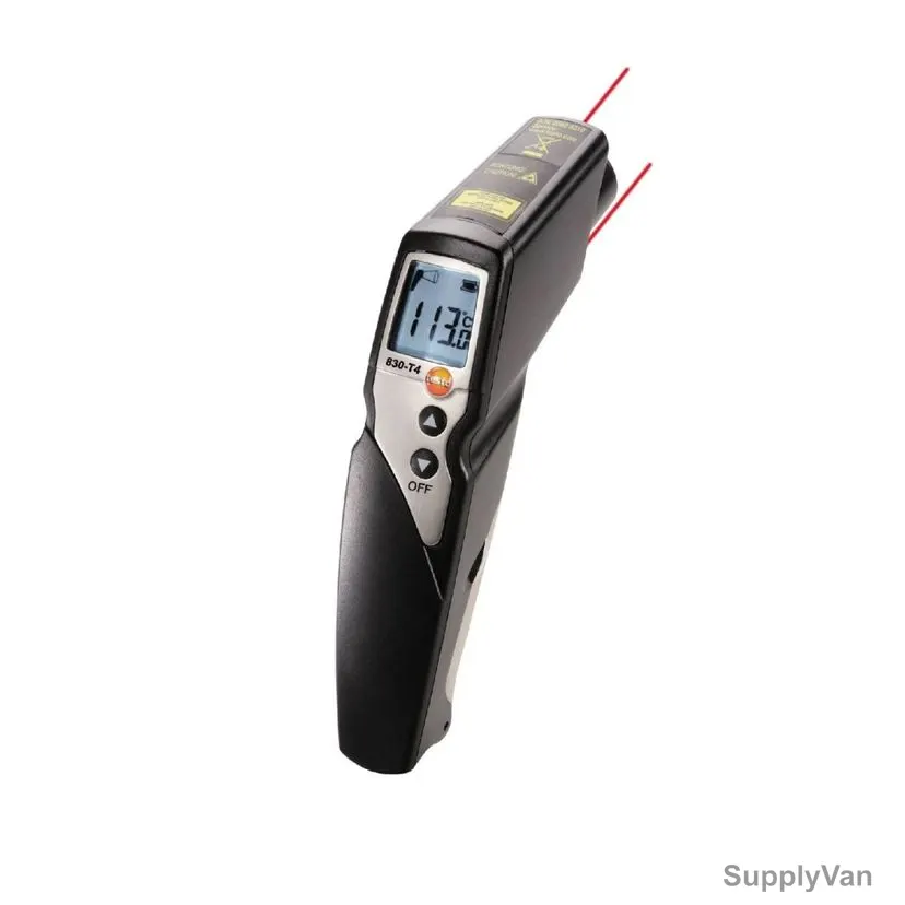 Testo Laser Temperature Gun, 830-T4, -30 to +400 Deg.C — image 1