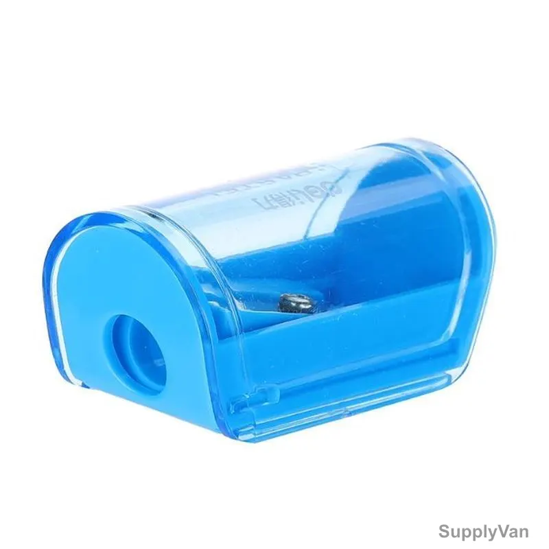 Deli Sharpener With Canister, E0545, 1 Hole, Neon Blue