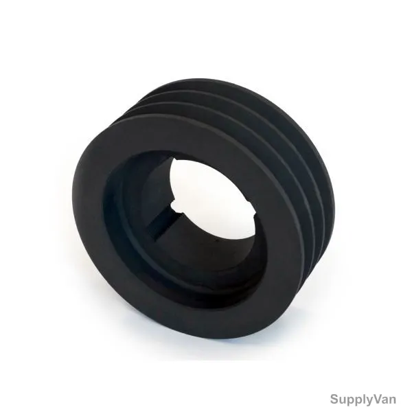 SPA Type V-Belt Pulley, Cast Iron, 3 Slots, 50MM Shaft Dia, 212MM Outer Dia
