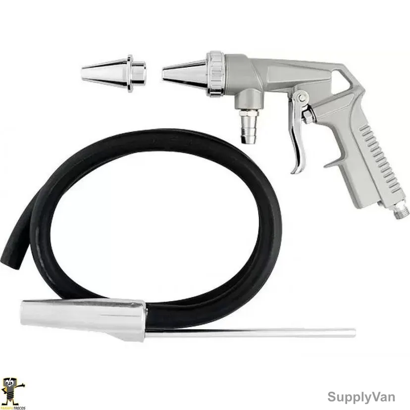 MTX Pneumatic Sandblasting Gun With Hose, 573289, 5 ATM, 1/4 Inch Connection Size, 1 Mtr Hose Length — image 1