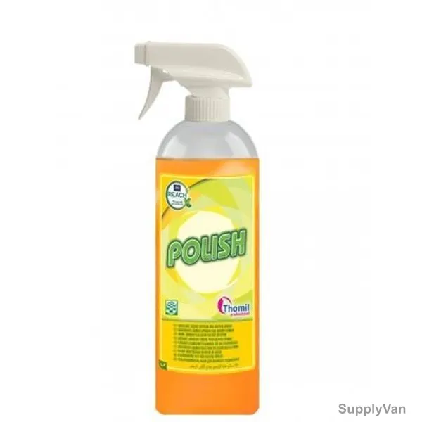 Thomil Polish Lubricant Collector for Wet Sweeping, Floral Scented, 750ML, Orange