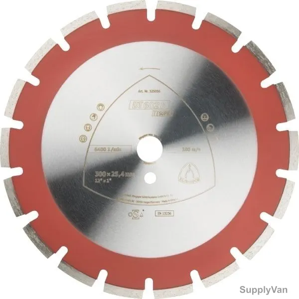 Klingspor Diamond Cutting Blade, DT602B, Supra, 300MM