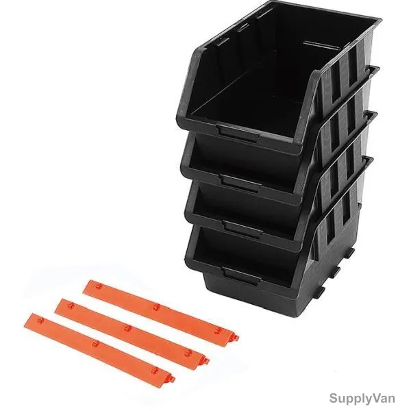 Tactix Storage Bin Set, 320606, 4PCS