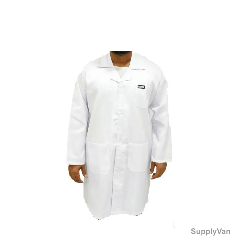 Armour Production Twill Lab Coat, White, 2XL
