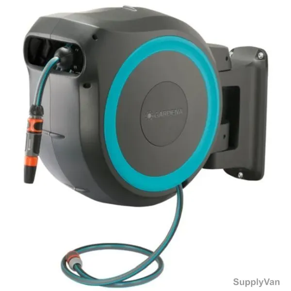 Gardena Wall Mounted Hose Box Rollup, 18620-20, 13MM Hose Dia x 25 Mtrs Hose Length — image 1