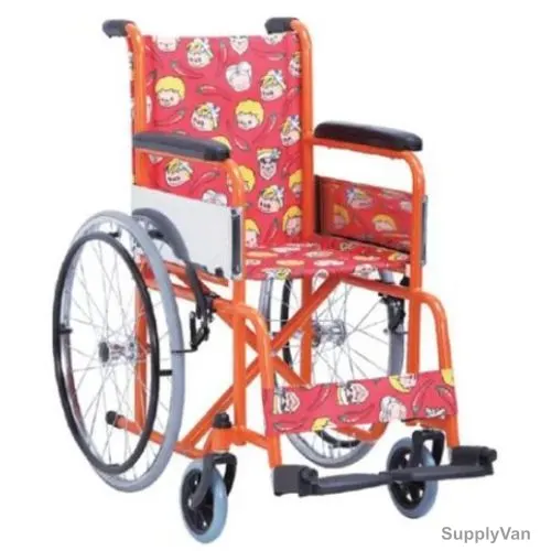 3W Wheel Chair, 3W-802-35, Steel, Orange