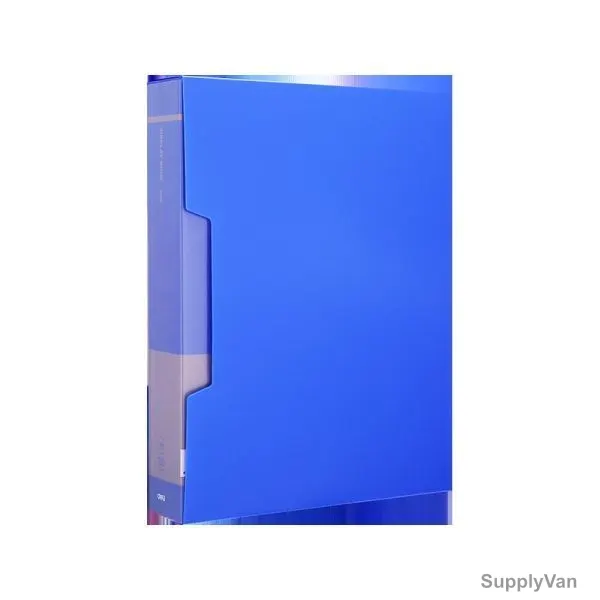 Deli Display File, E5006, 80 Pockets, Blue