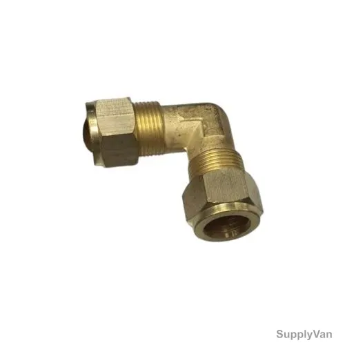 Heavy Duty Compression Elbow, Brass, 1/2 Inch