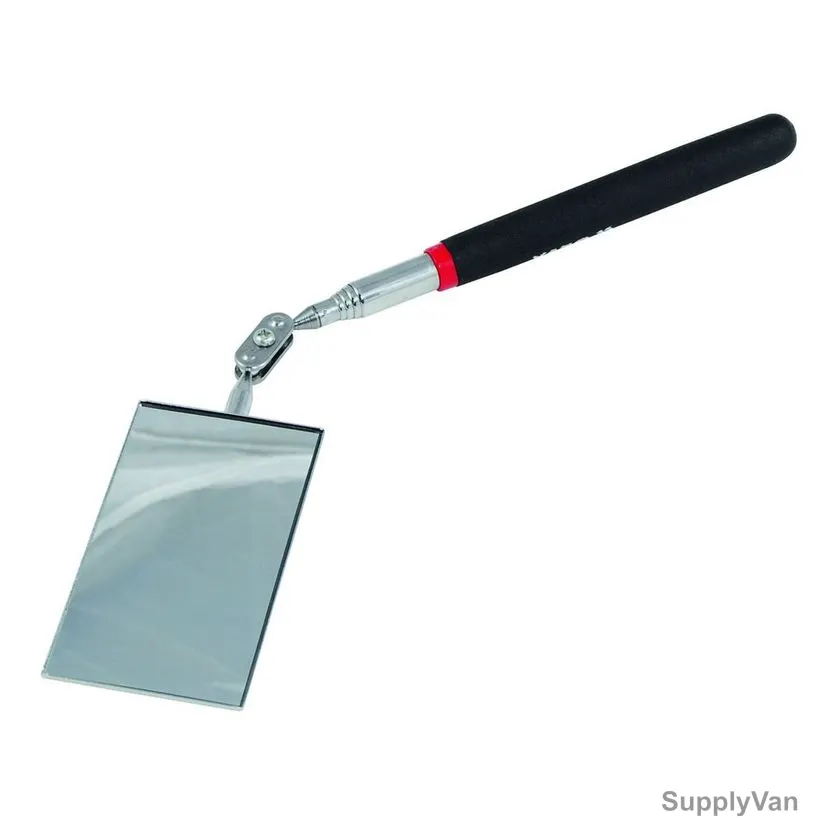 Yato Rectangular Telescoping Inspection Mirror, YT-0660, 50MM Width x 90MM Length