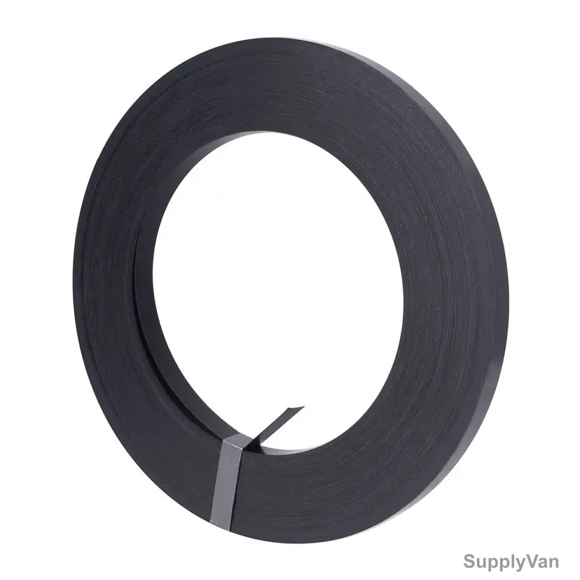 Metal Strap, 0.60MM Thk, 12MM Width, 12 Kg, Black — image 1