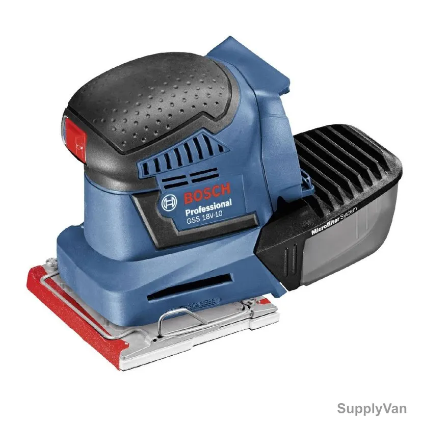 Bosch Professional Cordless Orbital Sander With 2Pcs Sanding Sheet, GSS-18V-10, 18V, 1.6MM Circuit Dia — image 1
