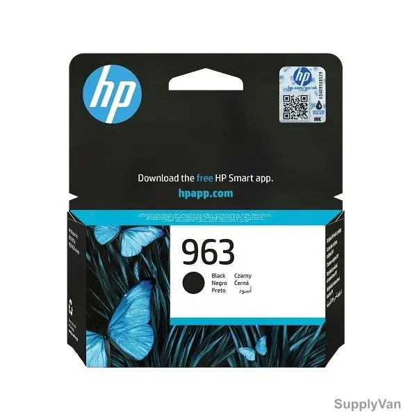 HP Original Ink Cartridge, 3JA26AE, 963, Black