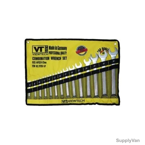 VT-Pro Combination Wrench Set, VTCSG-14PO, 8-32MM, 14PCS