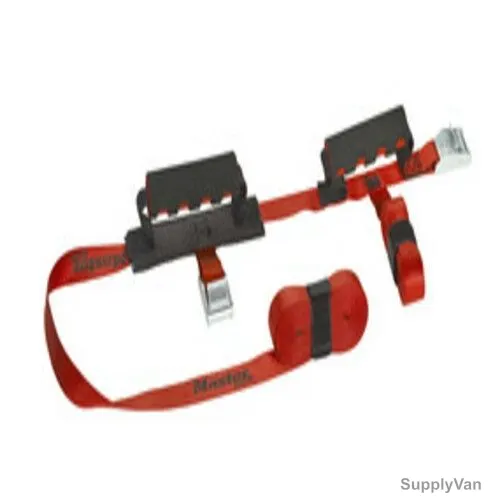 Master Lock Combination Padlock, ML3126EURDAT, Metal Buckle, Red