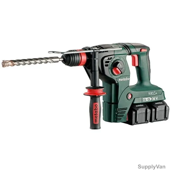Metabo Cordless Hammer With Metabox Case, KHA-36-18-LTX-32, 600796650, 18V, 4 x 5.2Ah Battery