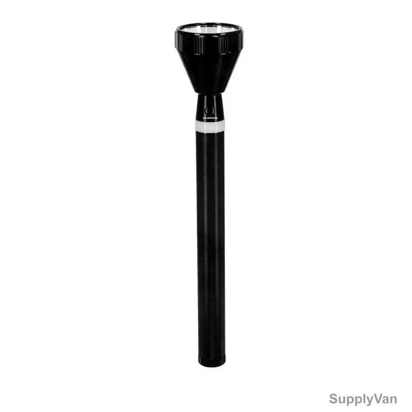 Olsenmark Rechargeable LED Flashlight, OMFL2739, Ni-CD, 7.5V, Black