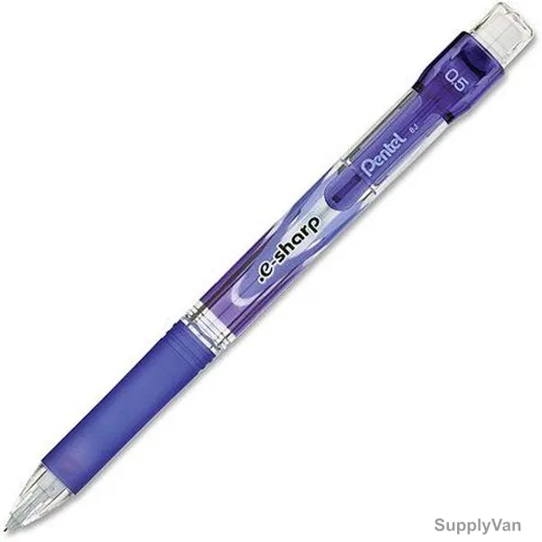 Pentel Mechanical Pencil, PE-AZ125R-V, E-Sharp, 0.5MM, Violet, 12 Pcs/Pack