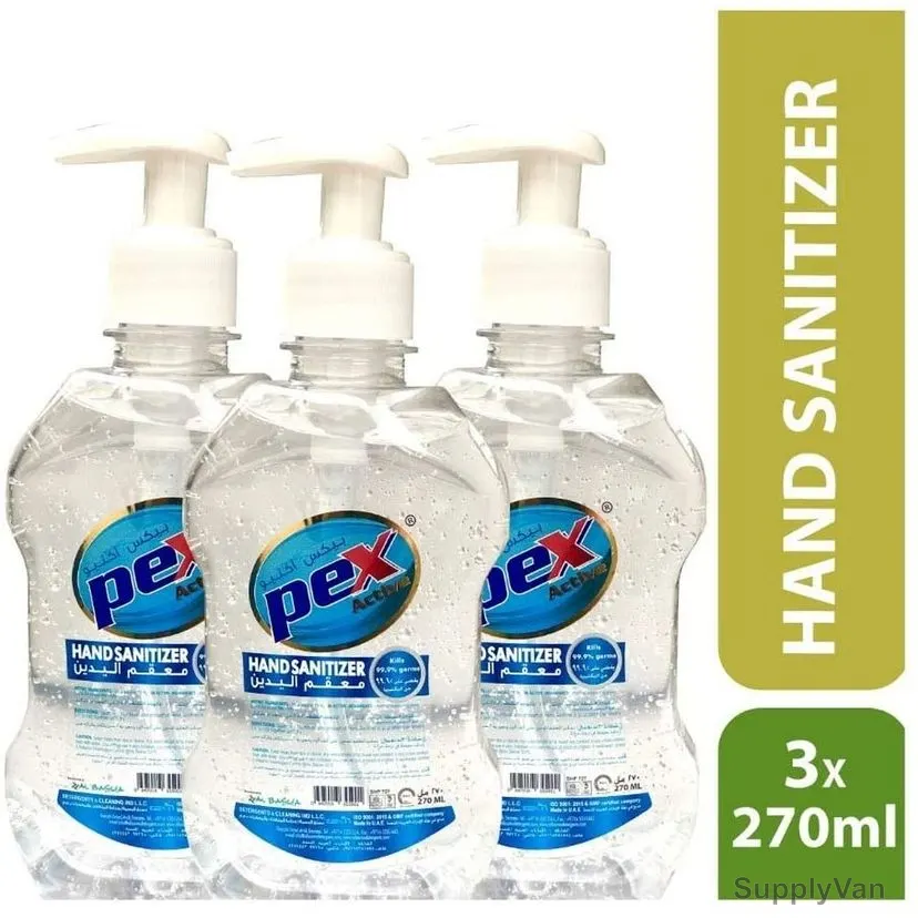 Pex Active Hand Sanitizer, 270ML, 3 Pcs/Pack