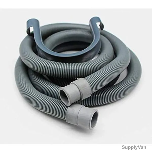 WaterWave Washing Machine Outlet Hose, 2 Mtrs, Grey