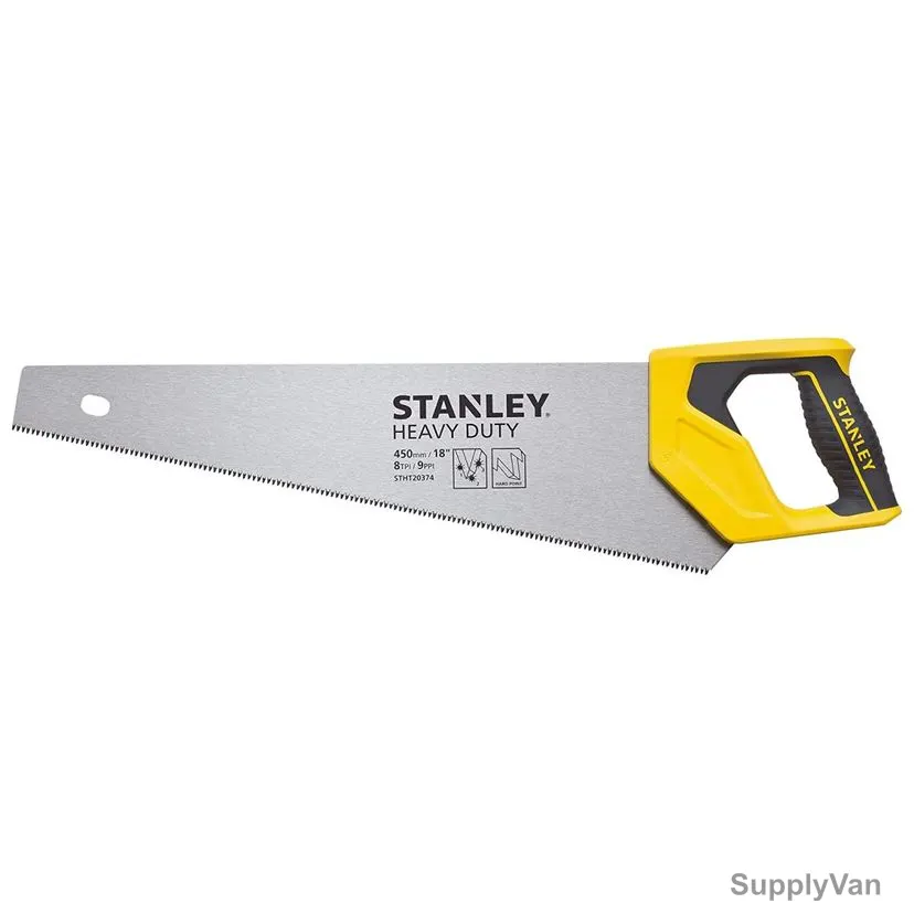 Stanley Heavy Duty Handsaw, STHT20374-LA, 450MM, Yellow/Silver — image 1
