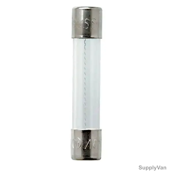 Bussmann Fast Acting Fuse, GMA-2-0A, 250V, 2A, 5MM Width x 20MM Length