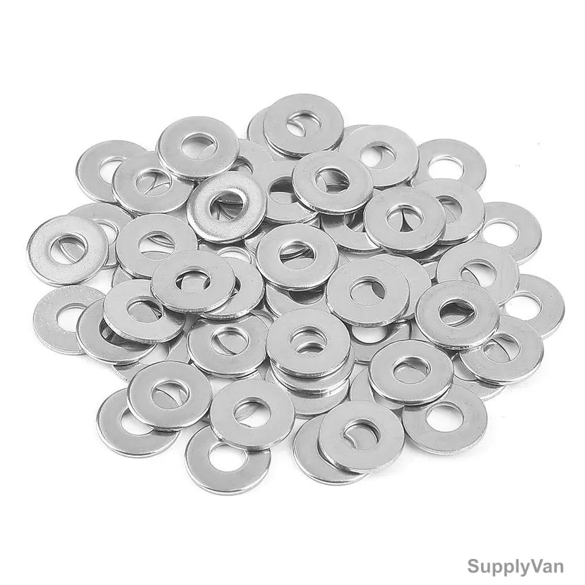 Flat Washer, Mild Steel, M16 Dia, 100 Pcs/Pack