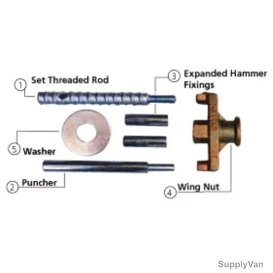 Makita Anchor Systems Set, P-40098, For Diamond Drill Stand