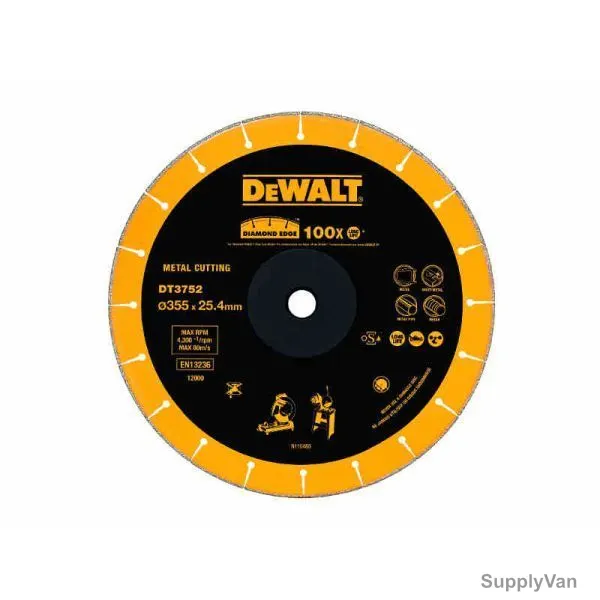Dewalt Diamond Chop Saw Blade, DT3752-QZ, 355MM