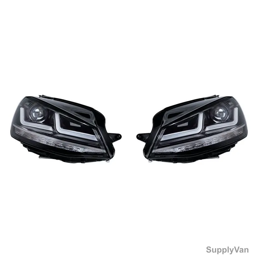 Osram Halogen Headlight For VW Golf VII, LEDHL103-CM LHD, LEDriving, 12V, 36W, Chrome
