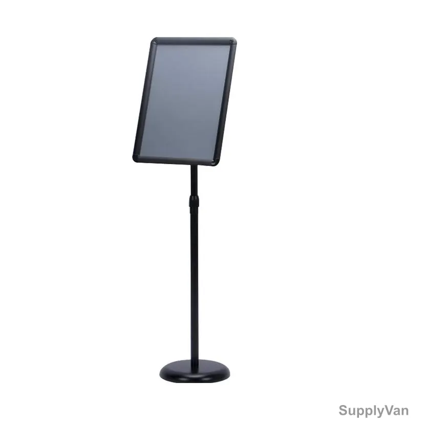 A4 Notice Board With Stand, Black