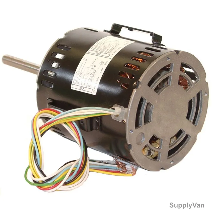 Elco Double Shaft Air Conditioning FCU Motor, 3FGM, 245-445W, 230-240V