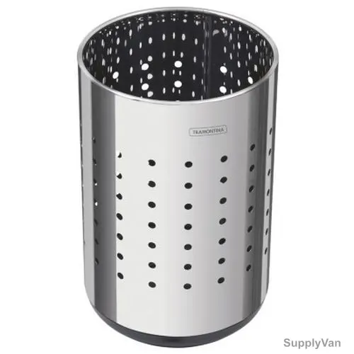 Tramontina Paper Trash Bin, 94540030, 10 Litres, Silver