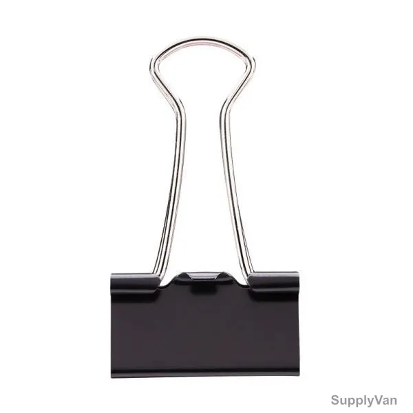 Deli Binder Clip, E38564, 25MM, PK12
