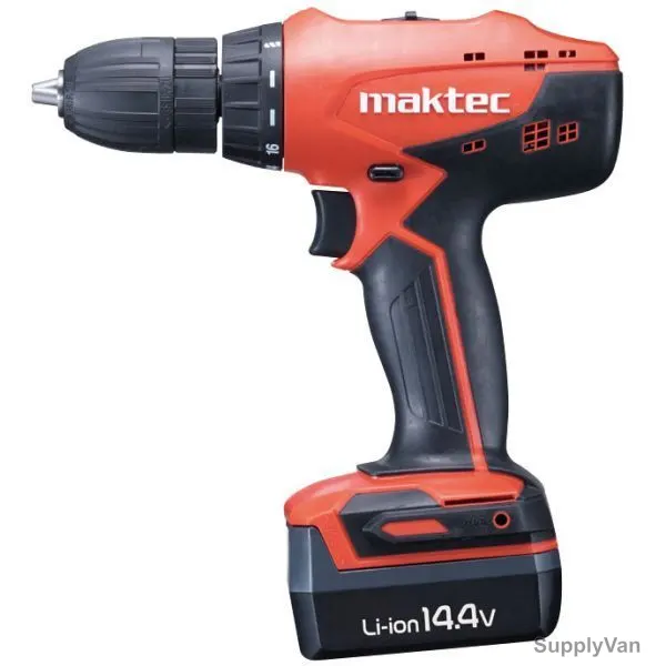 Maktec Cordless Drill/ Driver, MT070, Li-Ion, 14.4V, 10MM