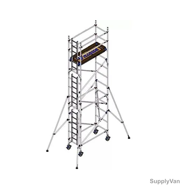 Unique Single Width Scaffolding Tower, USSW-6-30, Aluminium, 6.30 Mtrs, 250 Kg