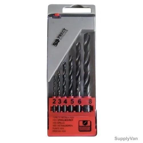 Tivoly HSS Drill Bit Set, 6 Pcs/Set