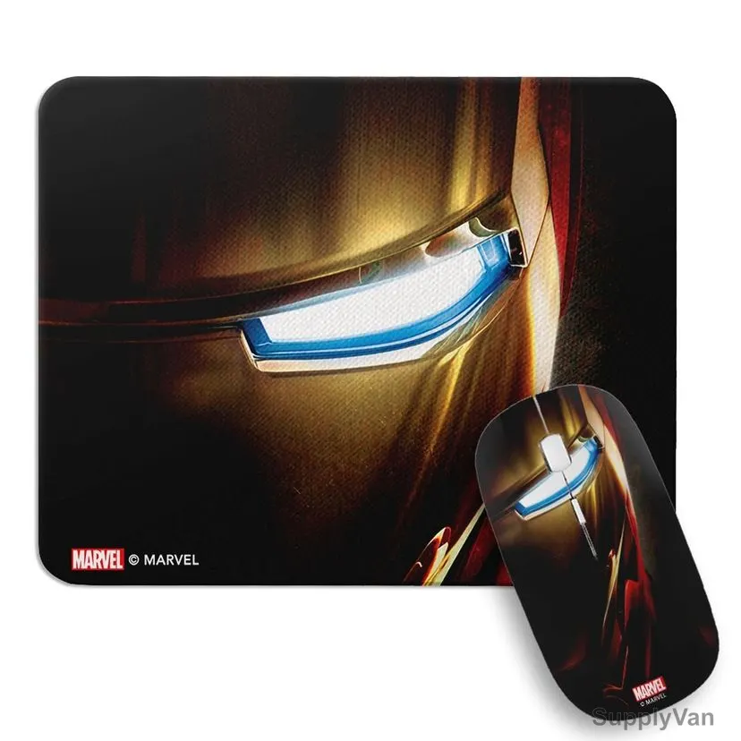 Wackylicious Iron Man Wireless Mouse With Mouse Pad, 1357-1231-613, Metallic Brown, Combo Offer — image 1
