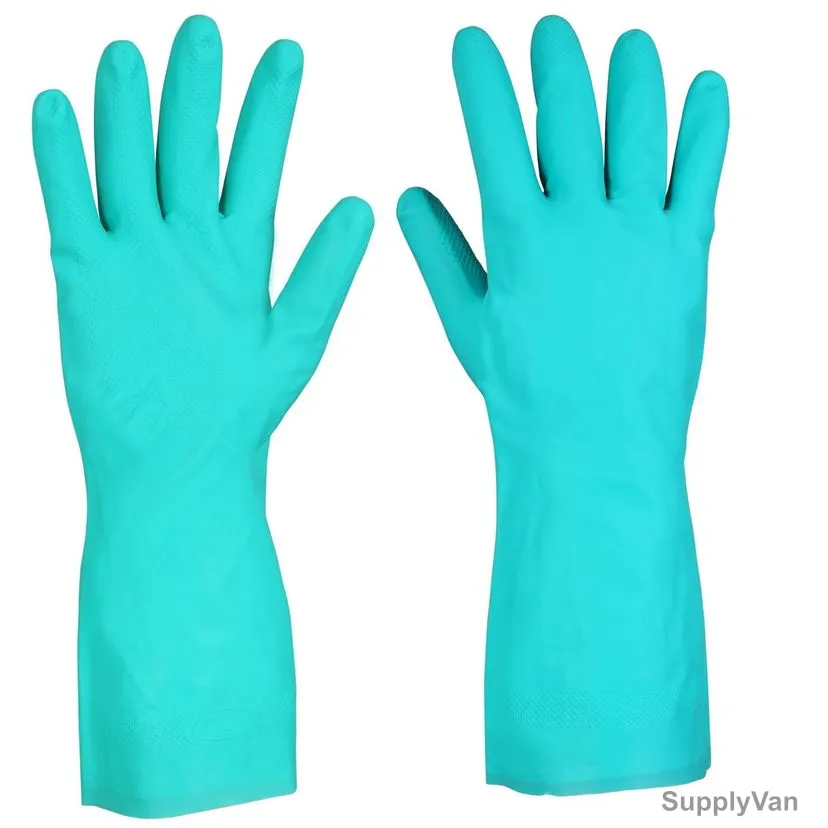 Sci Chemical Resistant Gloves, GGP, Synthetic Rubber, S, Green